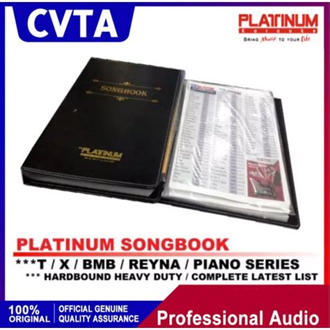 The Platinum Songbook with Update Full Songlist (SB ).